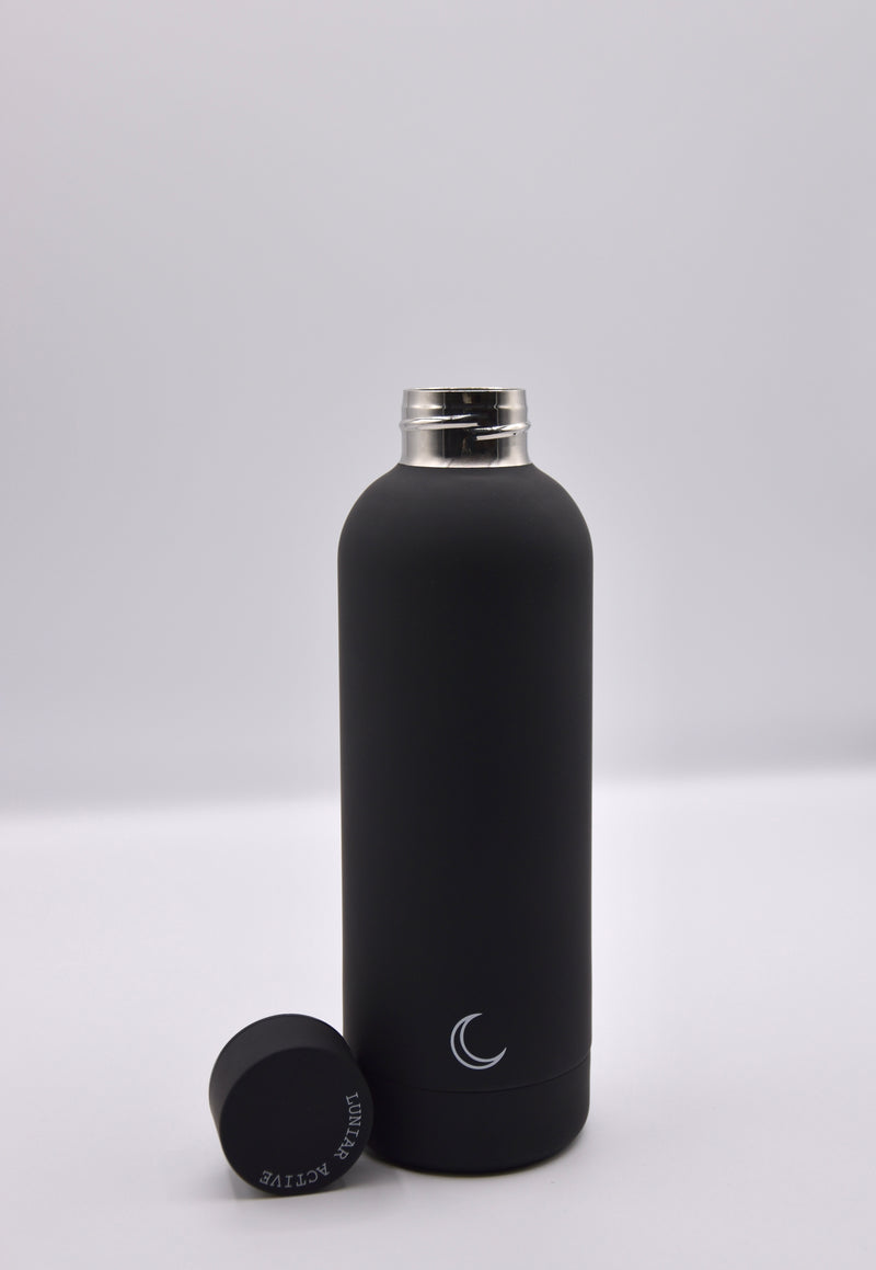 Matte Water Bottle - Black