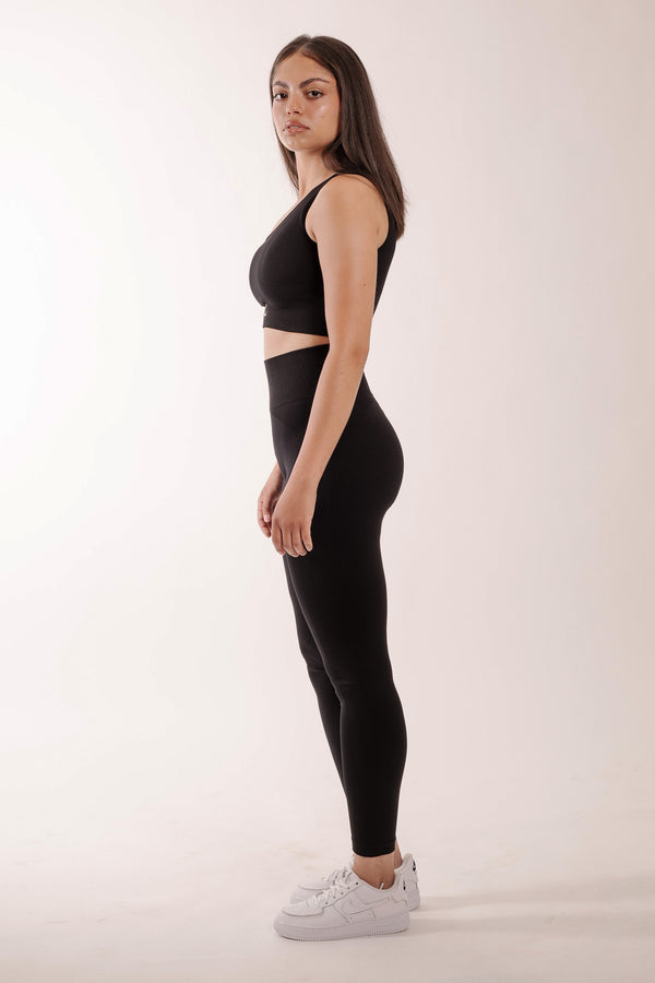 Sculpting black leggings